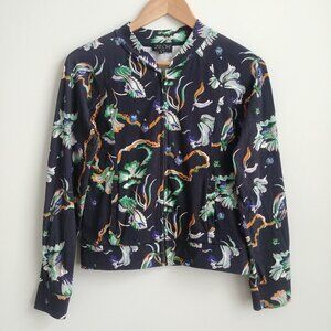 Zilch Amsterdam zip up sweatshirt lightweight cotton jacket M runs Small